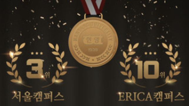2021 중앙일보 대학평가 서울 3위, ERICA 10위